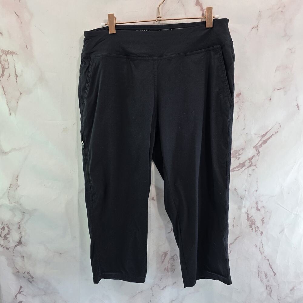 Mountain Hardwear Pants Womens Small Dynama Black Crop Capri High Rise